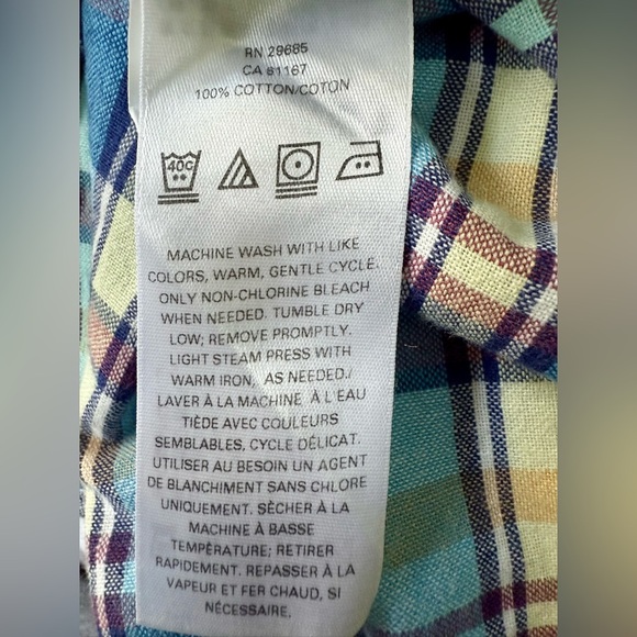 Pendleton XXL Plaid Short Sleeve Button Down Shirt 100% Cotton - Picture 6 of 9